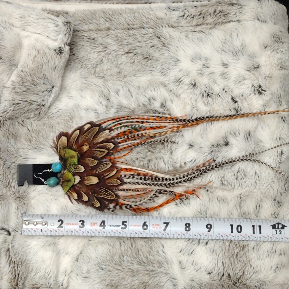 Feather earrings - Picture 5 of 6